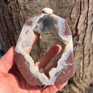 Football (4) agate tower | crystal ~ uv reactive